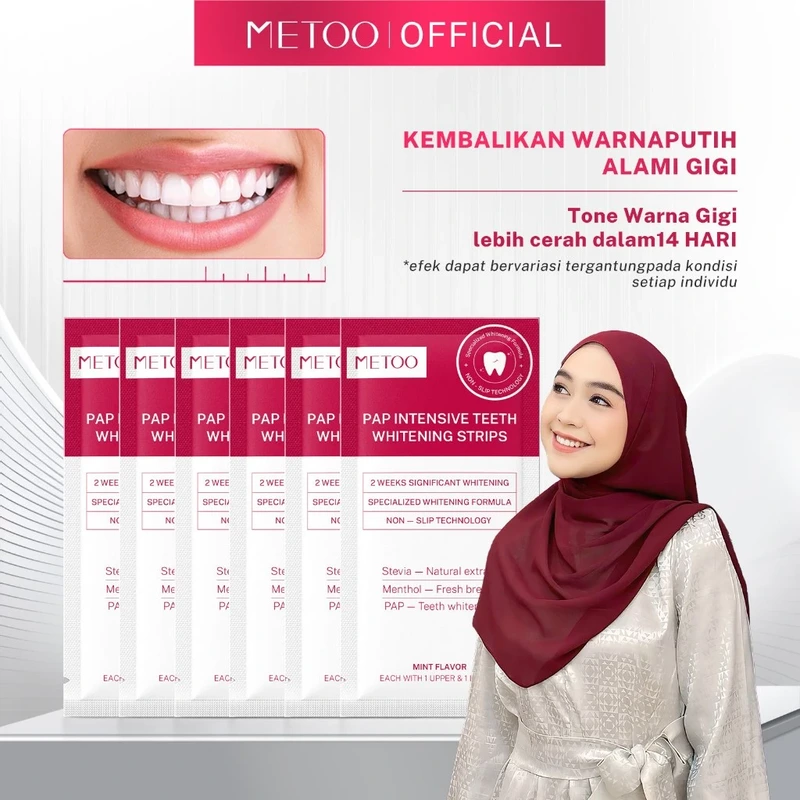 METOO PAP Intensive Teeth Whitening Strips