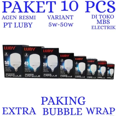 BOHLAM LED / LAMPU LED LUBY CAPSULE 5W–50W: Solusi Hemat Energi
