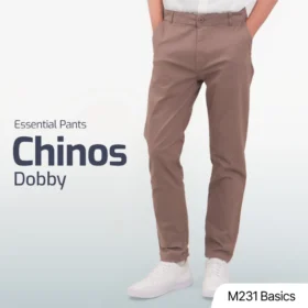 M231 Celana Panjang Pria Chino Dobby Gaya Kasual Hingga Semi Formal