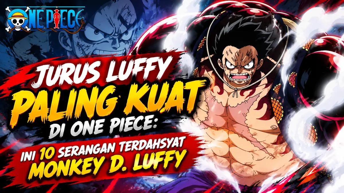 Jurus Luffy Paling Kuat di One Piece Ini 10 Serangan Terdahsyat Monkey D. Luffy